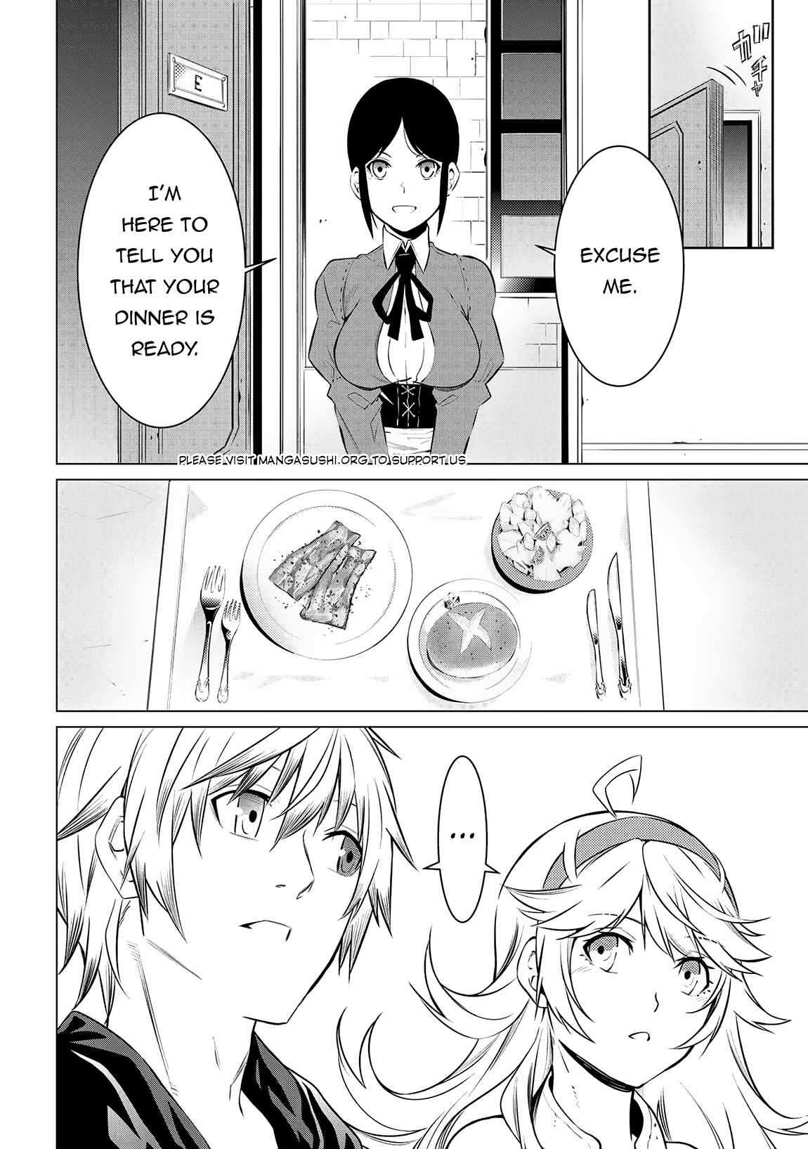 SSS-Rank Dungeon de Knife Ippon Tewatasare Tsuihou Sareta Shiro Madoushi: Yggdrasil no Noroi ni yori Jakuten de aru Maryoku Fusoku wo Kokufuku-shi Sekai Saikyou e to Itaru chapter 9.2 page 6