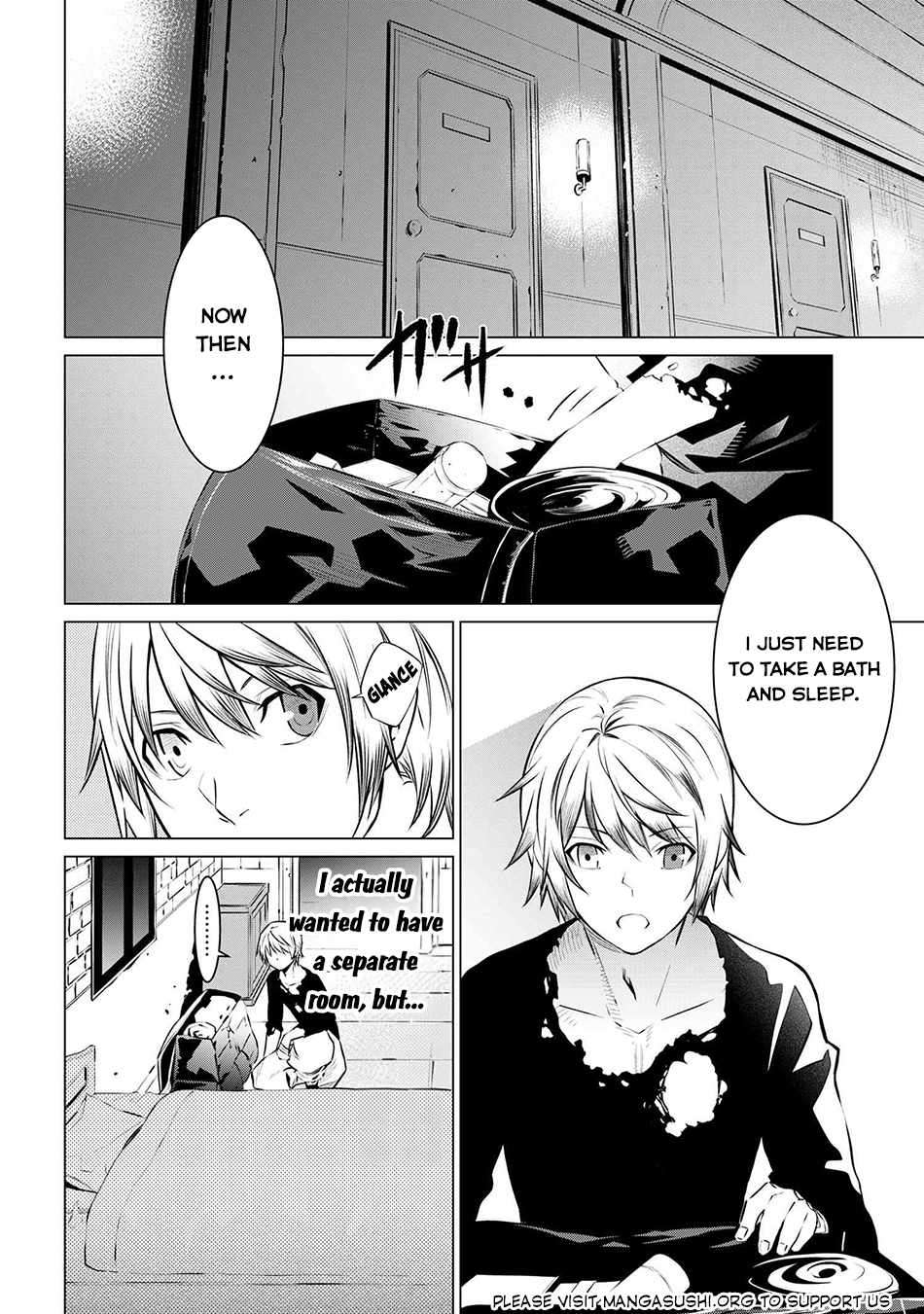 SSS-Rank Dungeon de Knife Ippon Tewatasare Tsuihou Sareta Shiro Madoushi: Yggdrasil no Noroi ni yori Jakuten de aru Maryoku Fusoku wo Kokufuku-shi Sekai Saikyou e to Itaru chapter 9.3 page 6