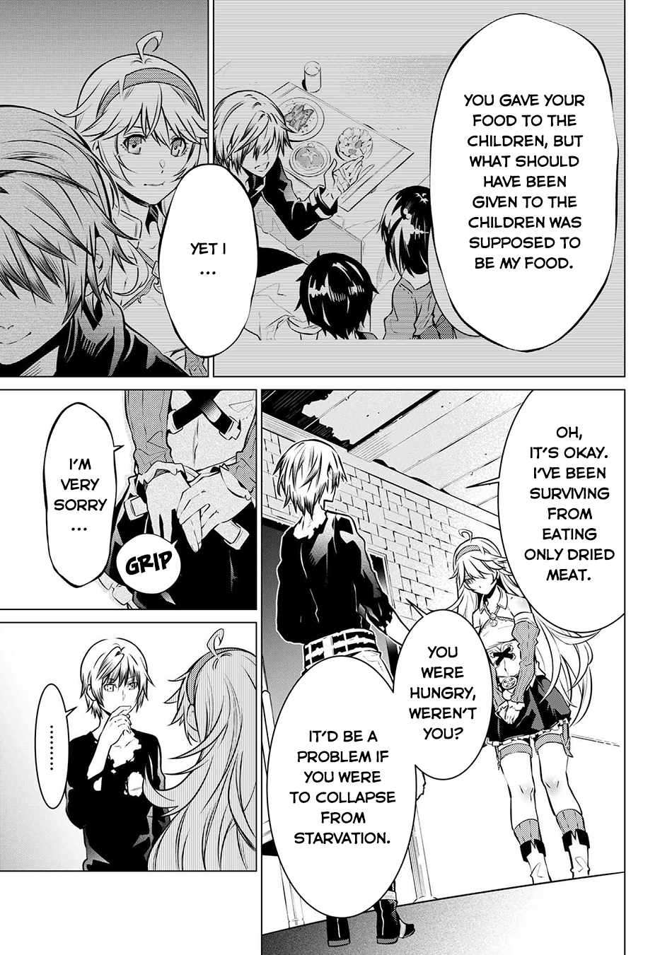 SSS-Rank Dungeon de Knife Ippon Tewatasare Tsuihou Sareta Shiro Madoushi: Yggdrasil no Noroi ni yori Jakuten de aru Maryoku Fusoku wo Kokufuku-shi Sekai Saikyou e to Itaru chapter 9.3 page 9