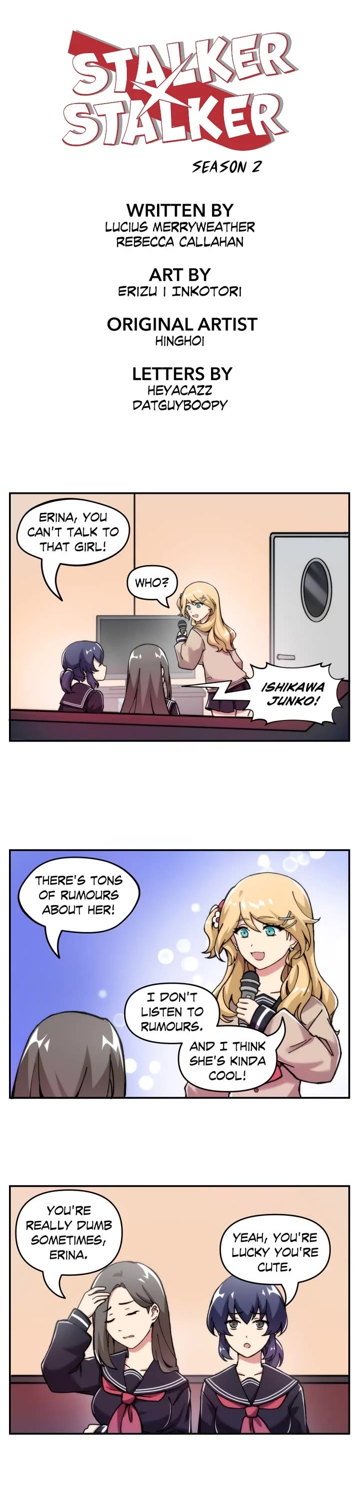 Stalker x Stalker chapter 98 page 1