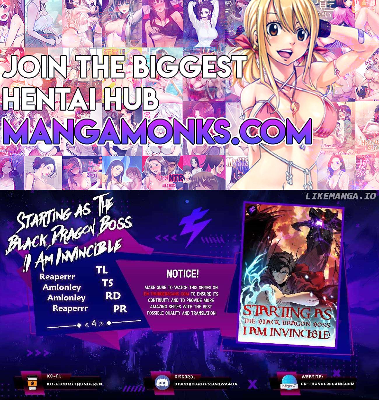 Starting as the Black Dragon BOSS chapter 4 page 1