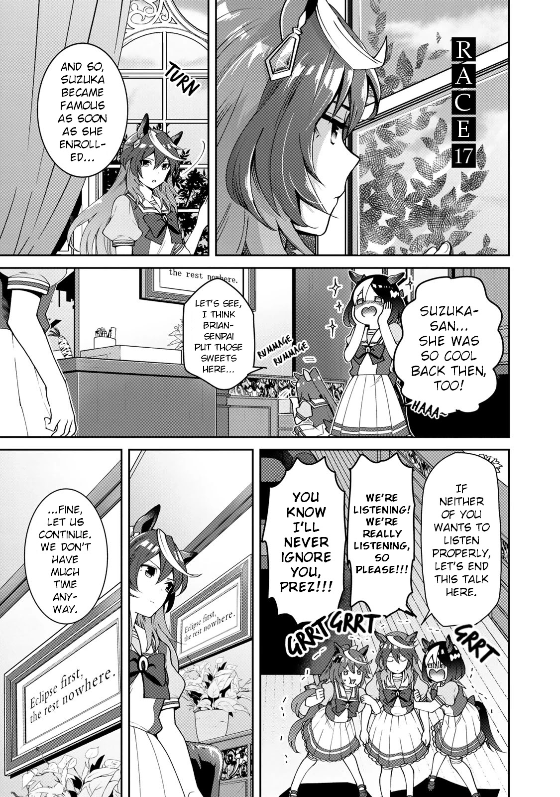 Starting Gate -Horsegirl Pretty Derby- chapter 17 page 1