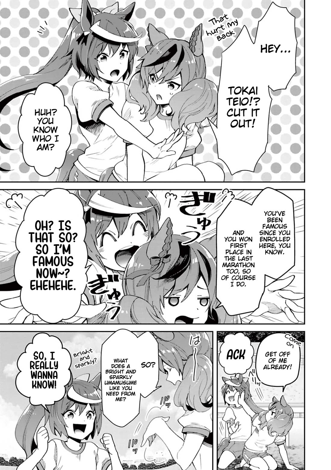 Starting Gate -Horsegirl Pretty Derby- chapter 33 page 3