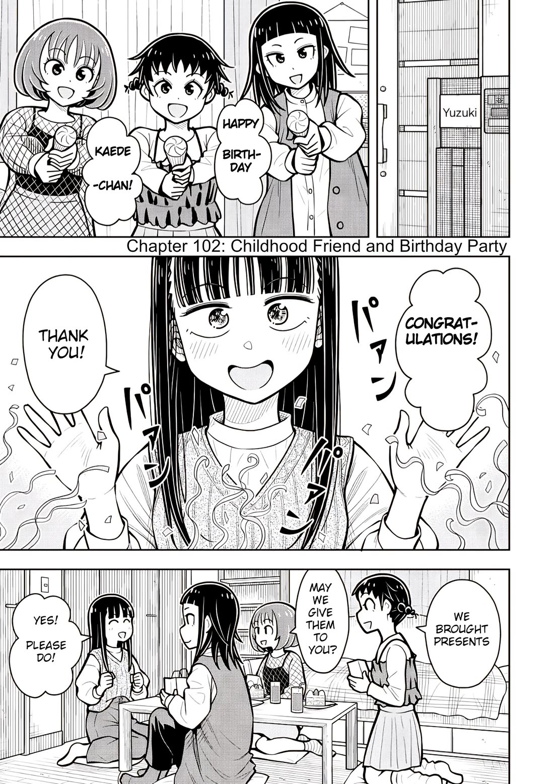 Starting Today She's My Childhood Friend chapter 102 page 1
