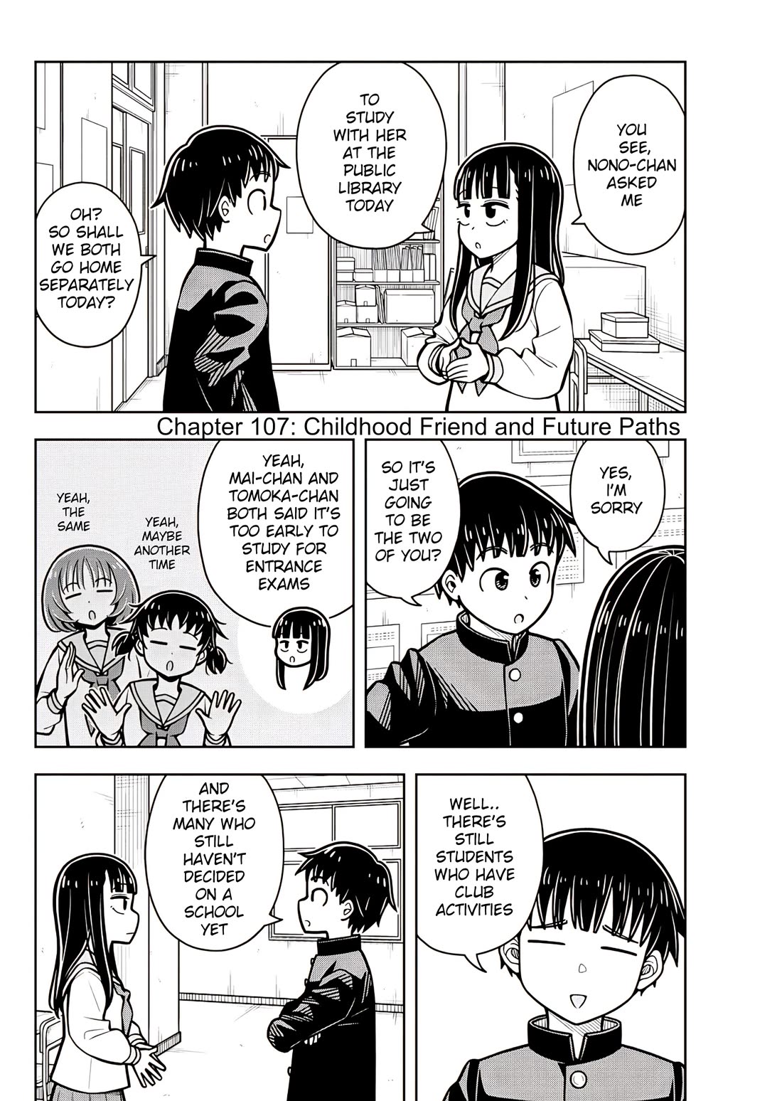 Starting Today She's My Childhood Friend chapter 107 page 1