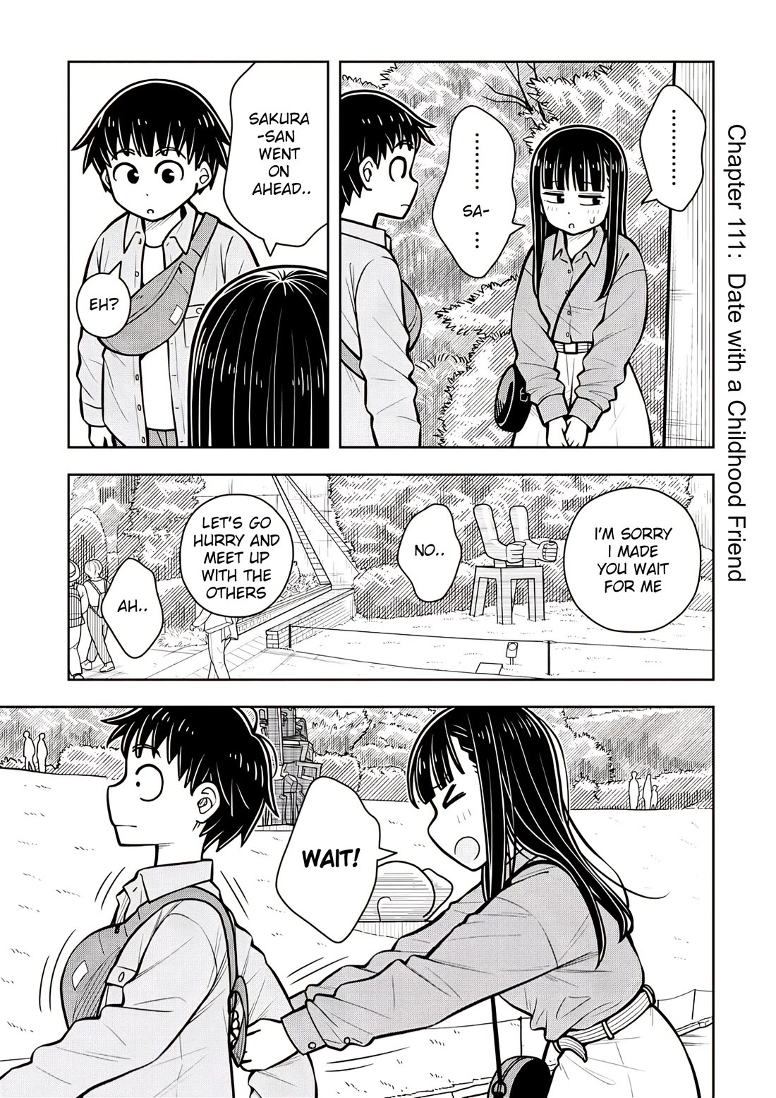 Starting Today She's My Childhood Friend chapter 111 page 1