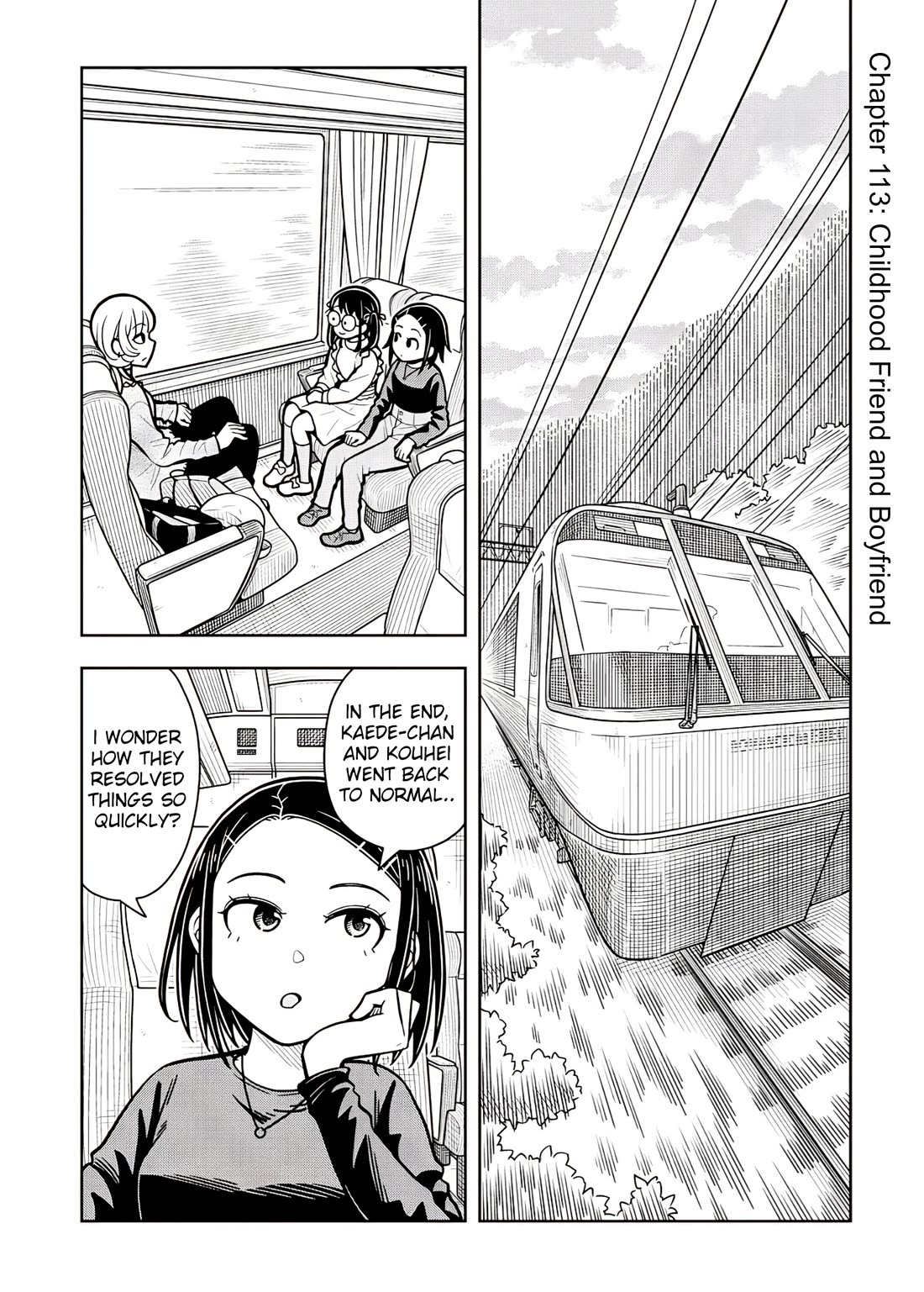 Starting Today She's My Childhood Friend chapter 113 page 1