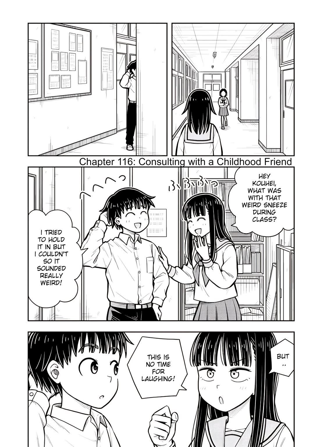 Starting Today She's My Childhood Friend chapter 116 page 1