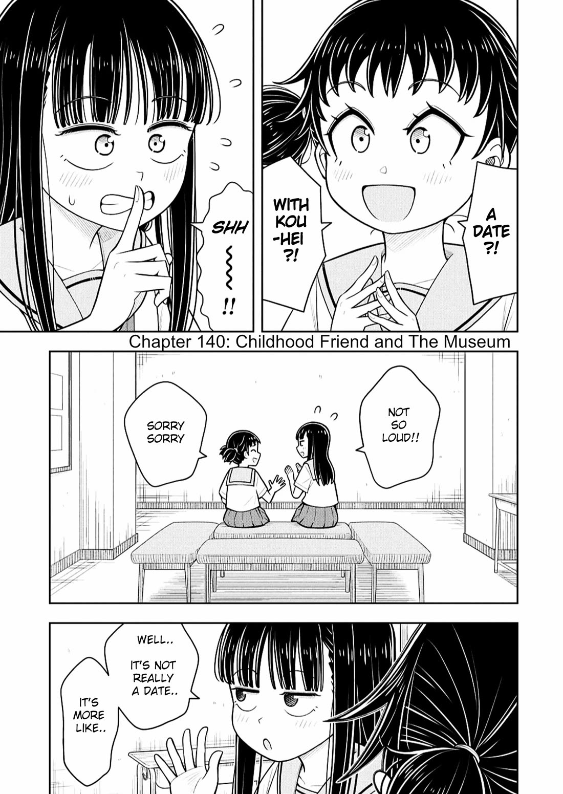 Starting Today She's My Childhood Friend chapter 140 page 1