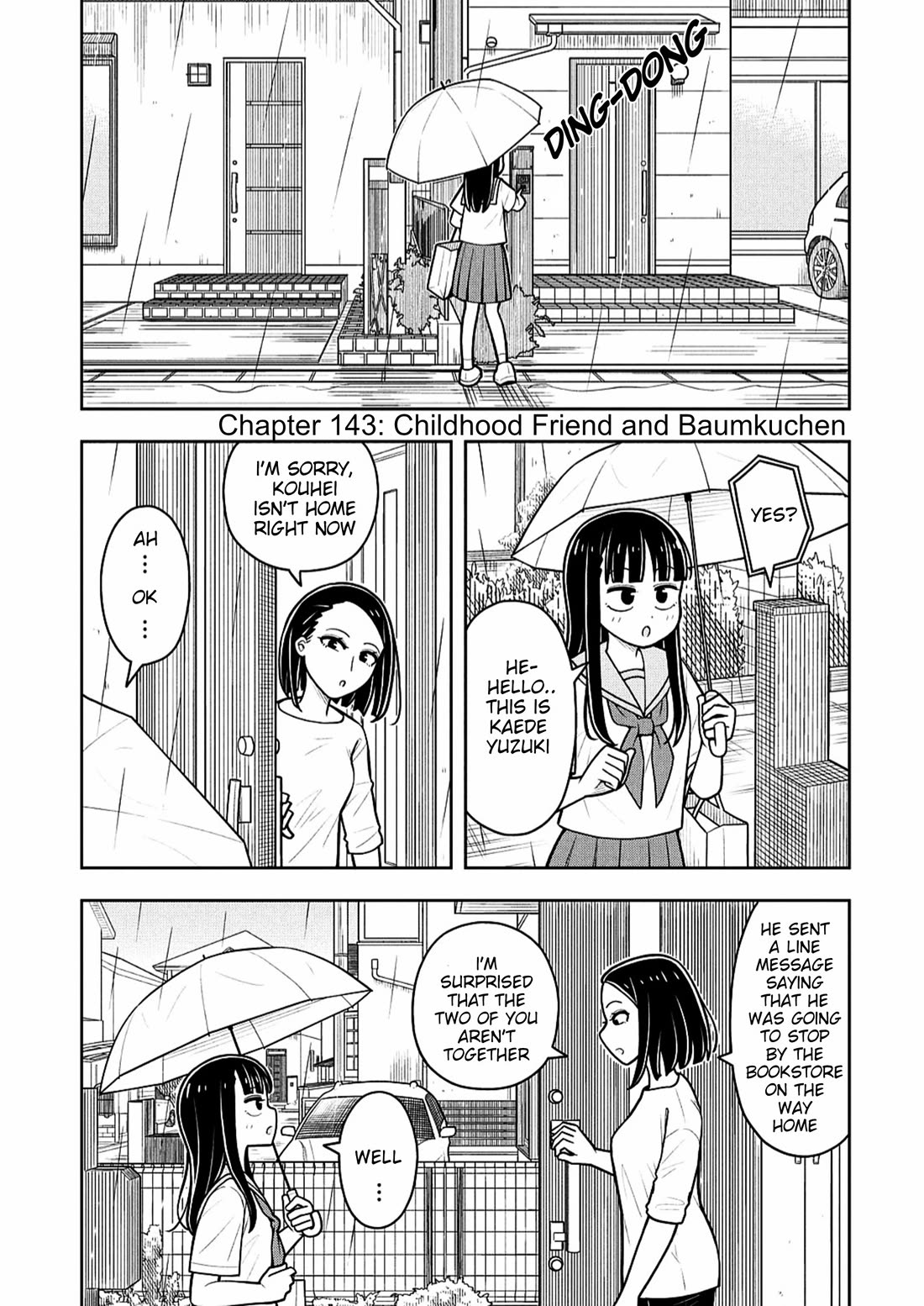 Starting Today She's My Childhood Friend chapter 143 page 1