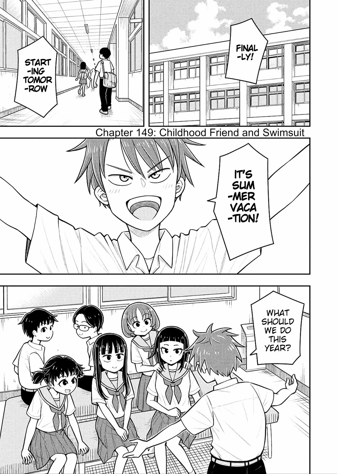 Starting Today She's My Childhood Friend chapter 149 page 1