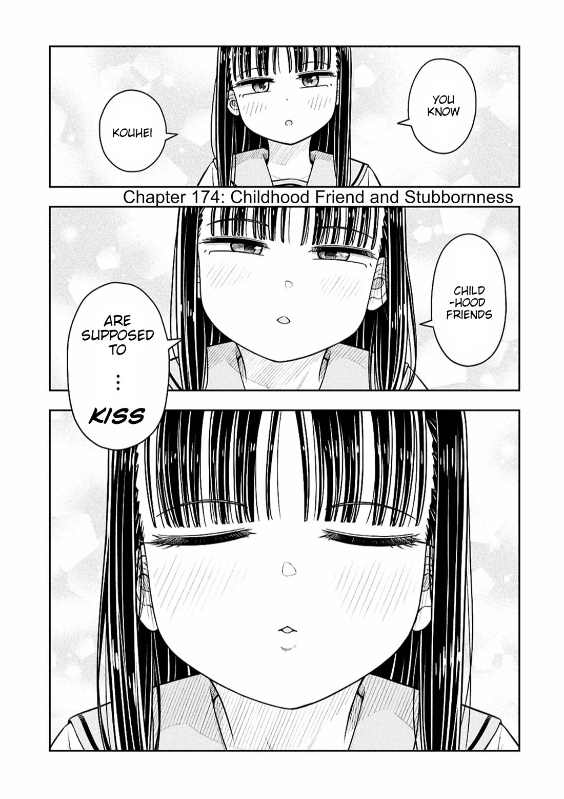 Starting Today She's My Childhood Friend chapter 174 page 1