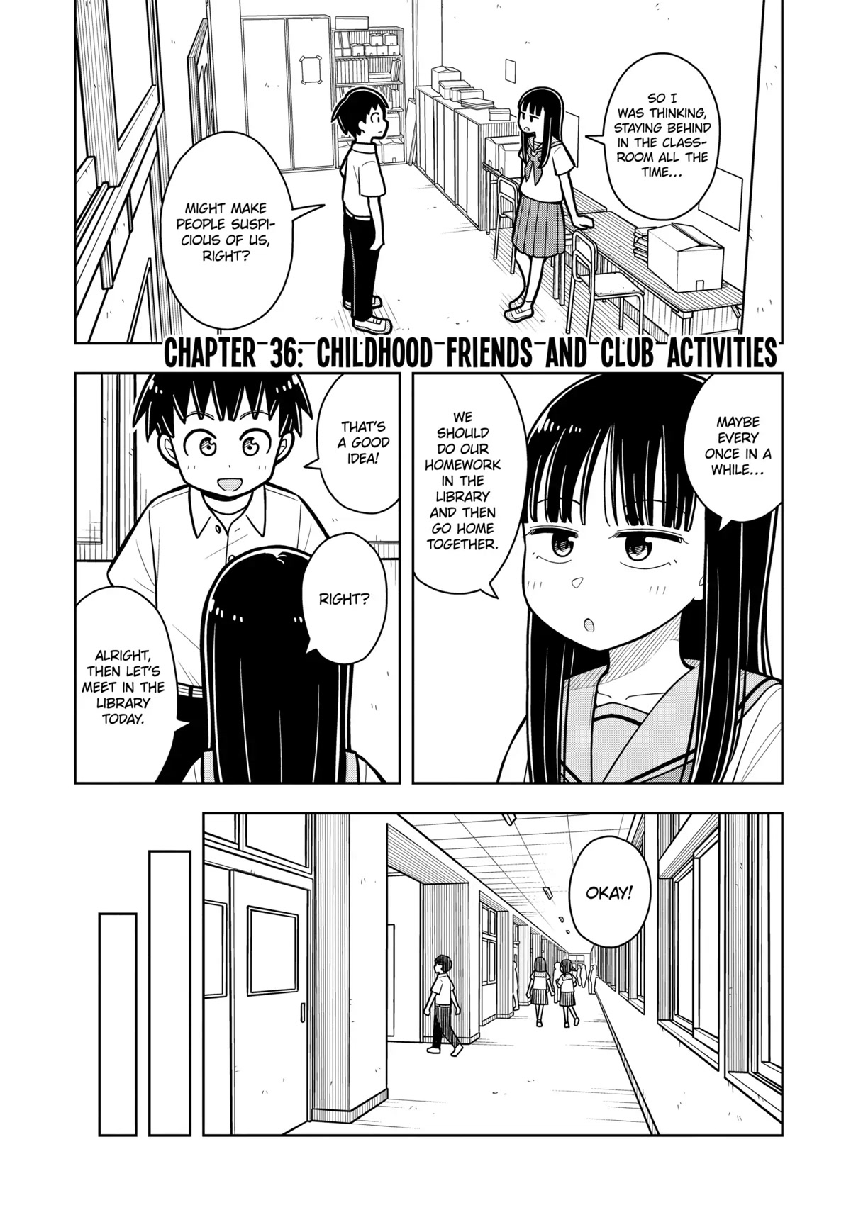 Starting Today She's My Childhood Friend chapter 36 page 1