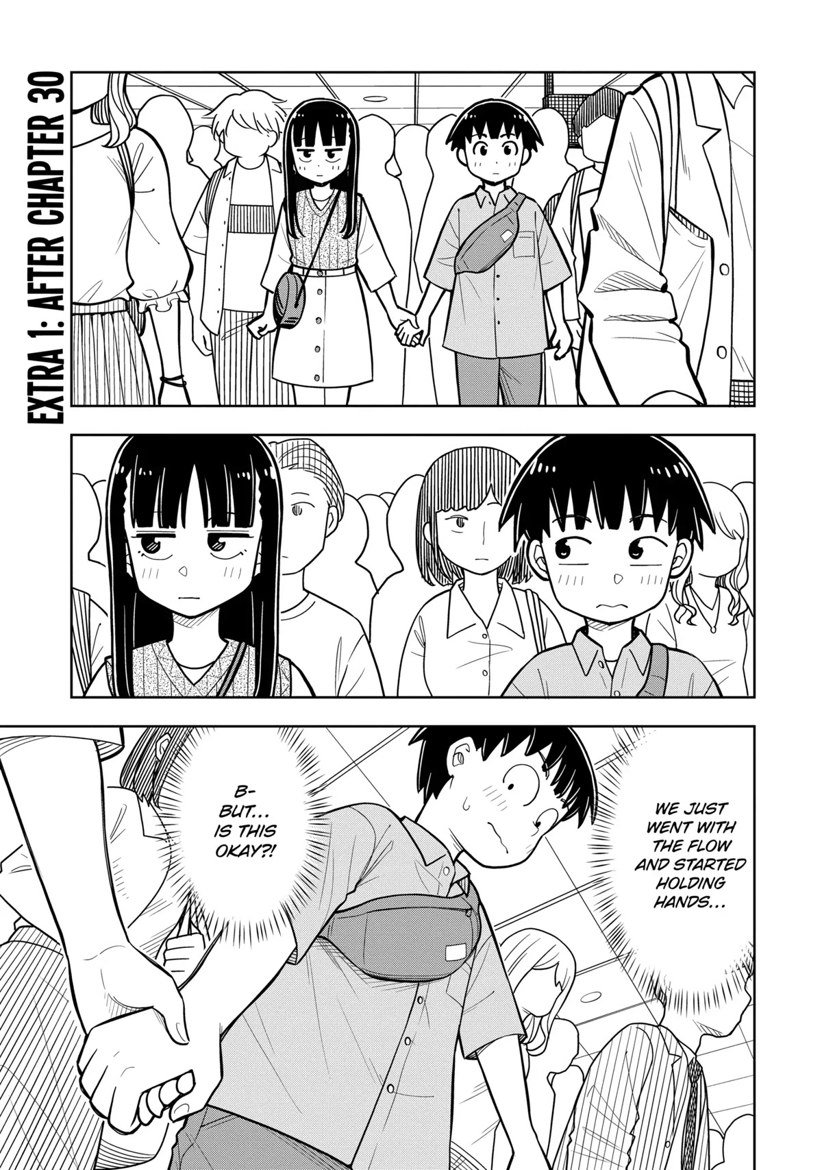 Starting Today She's My Childhood Friend chapter 38.5 page 1