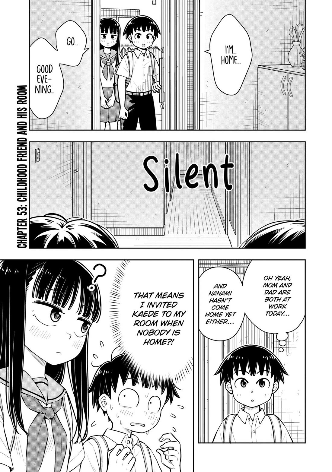 Starting Today She's My Childhood Friend chapter 53 page 1