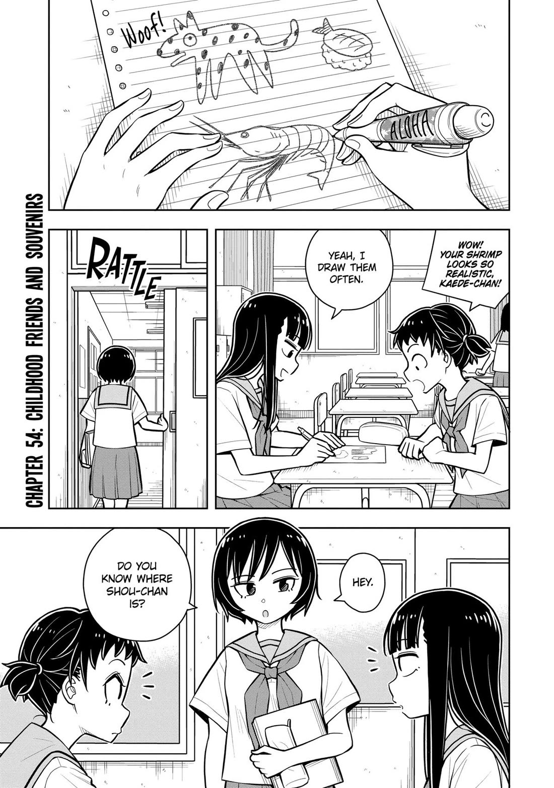 Starting Today She's My Childhood Friend chapter 54 page 1
