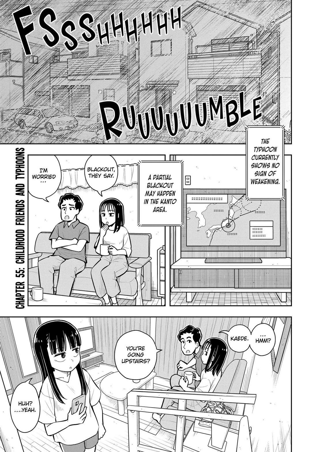 Starting Today She's My Childhood Friend chapter 55 page 1