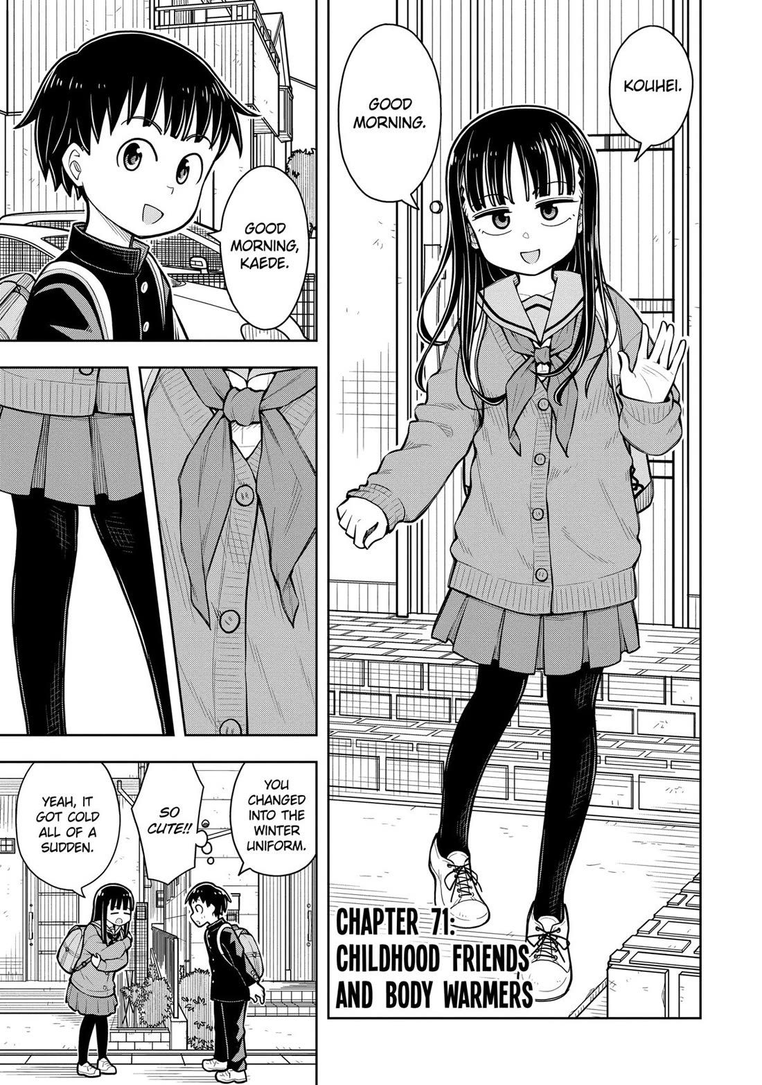 Starting Today She's My Childhood Friend chapter 71 page 1