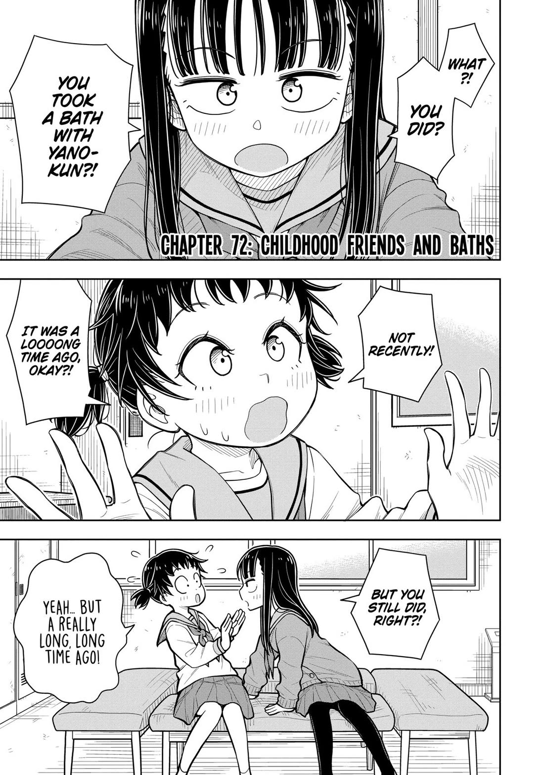 Starting Today She's My Childhood Friend chapter 72 page 1