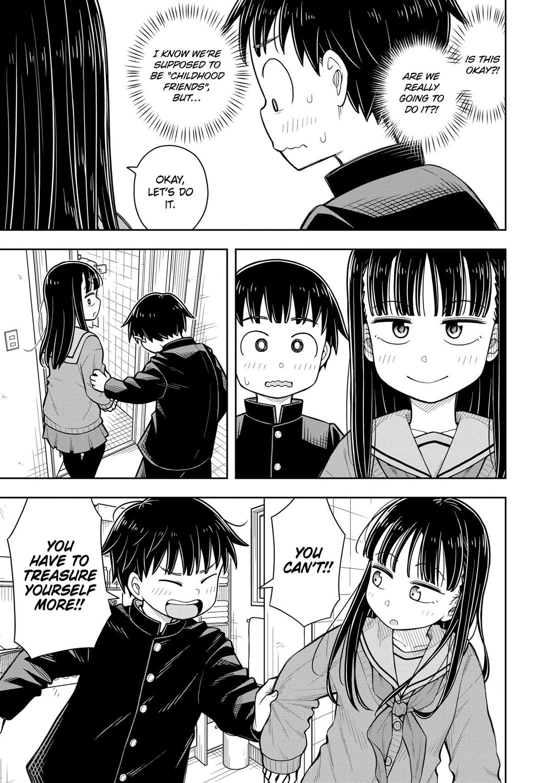 Starting Today She's My Childhood Friend chapter 72 page 9