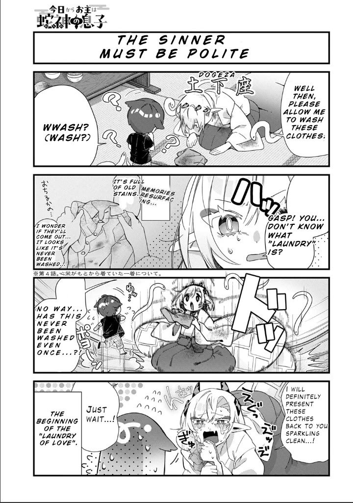 Starting Today, You are the Snake Goddess' Son chapter 9 page 4