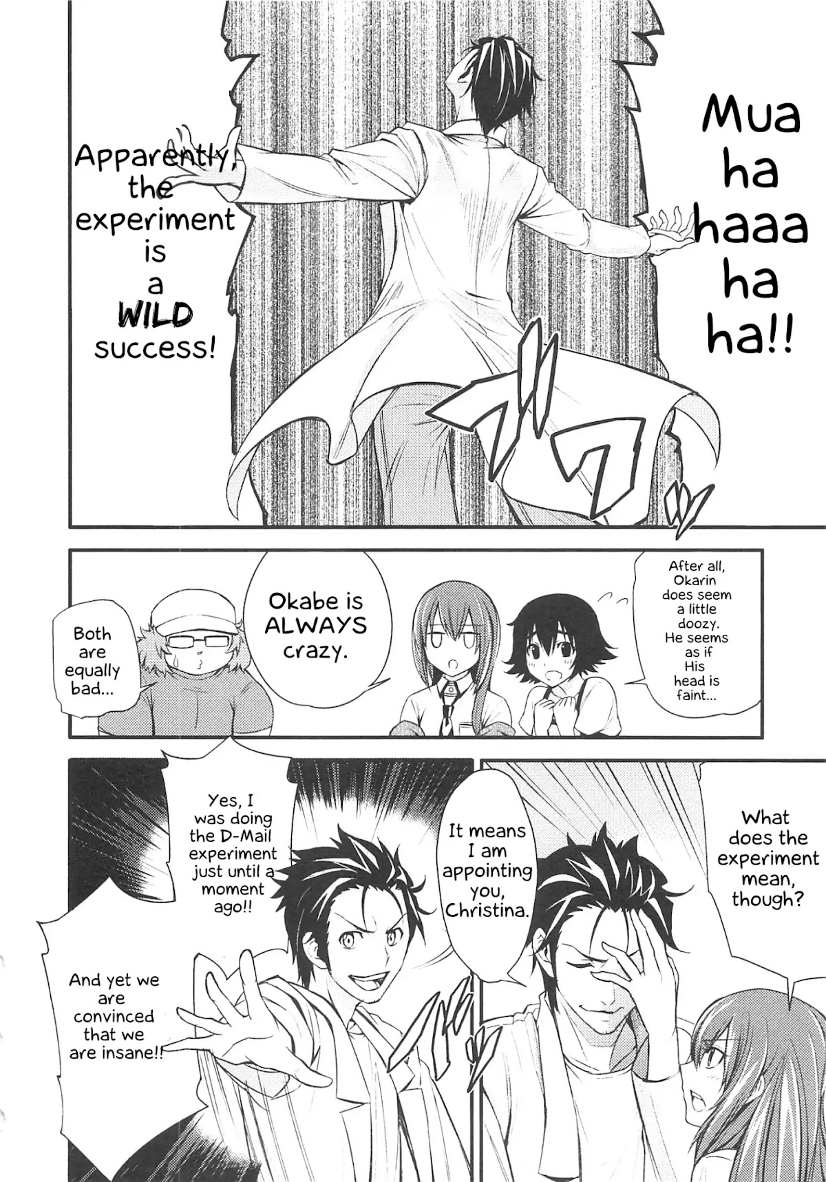 Steins;Gate - Hiyoku Renri + Nyan² Crisis ☆ chapter 1 page 12