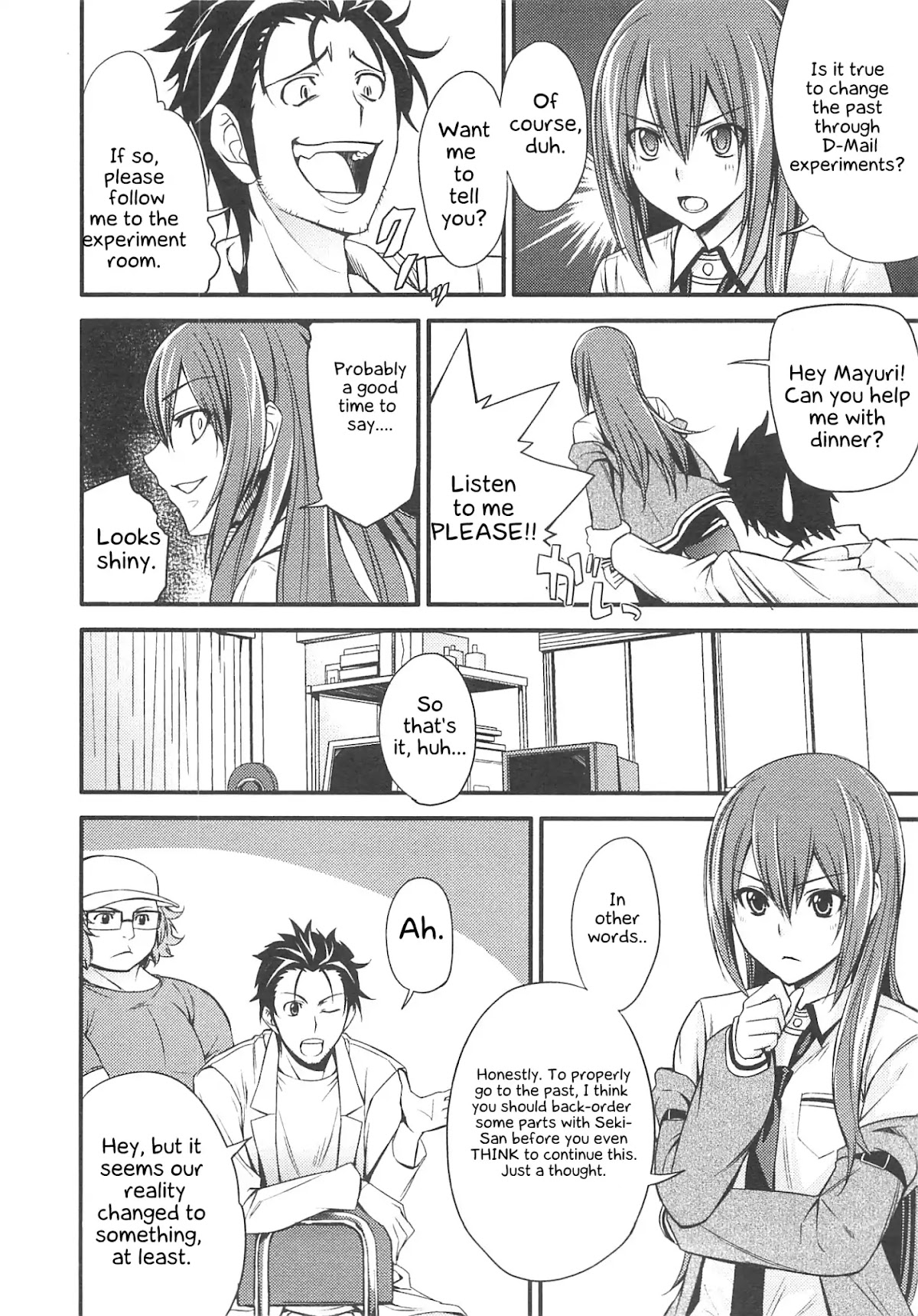 Steins;Gate - Hiyoku Renri + Nyan² Crisis ☆ chapter 1 page 14