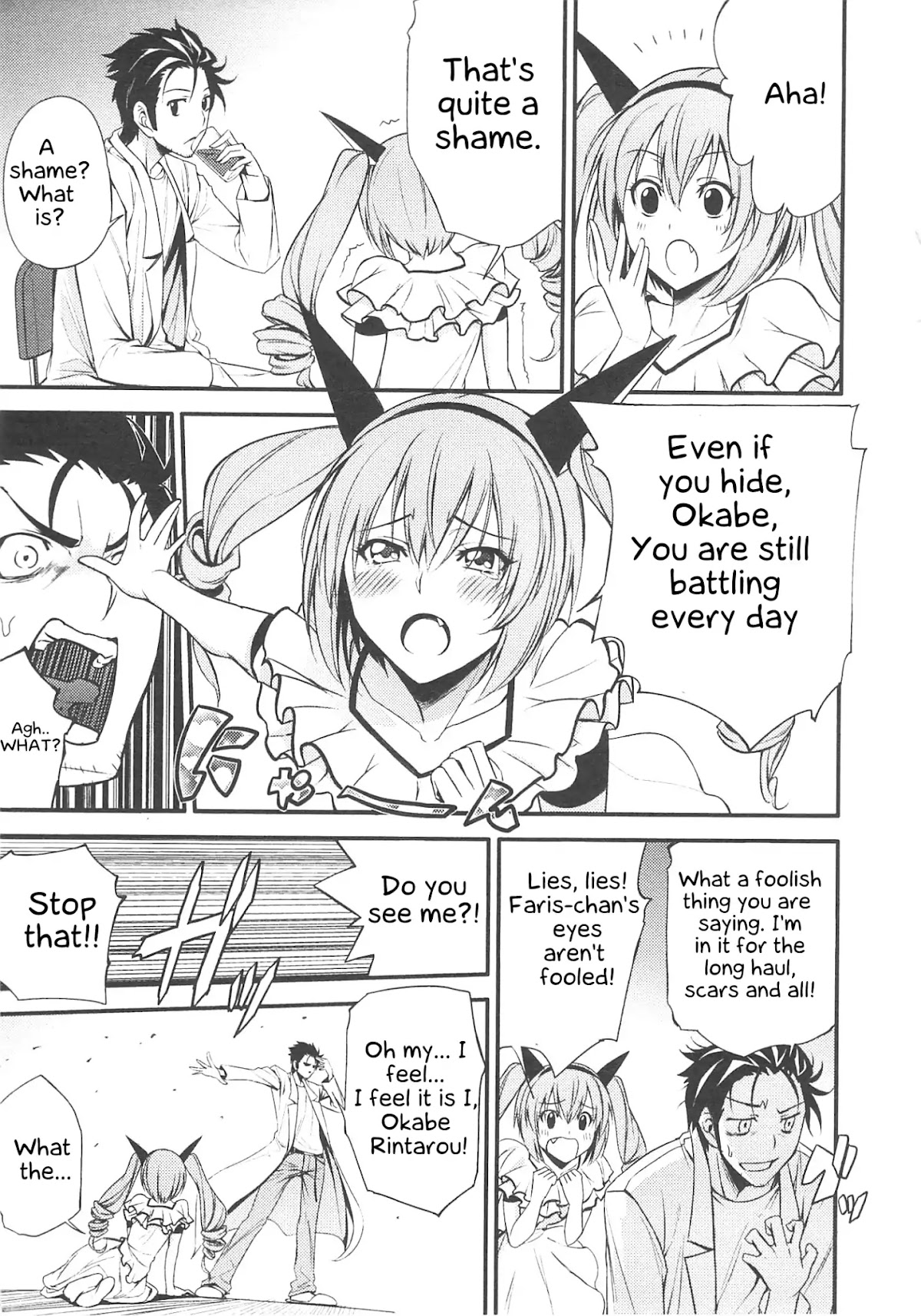 Steins;Gate - Hiyoku Renri + Nyan² Crisis ☆ chapter 1 page 19