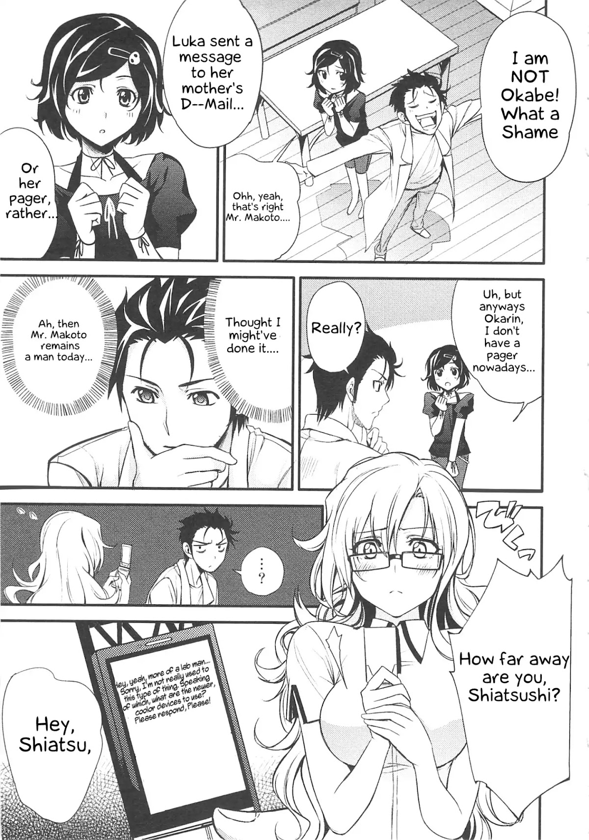 Steins;Gate - Hiyoku Renri + Nyan² Crisis ☆ chapter 1 page 21