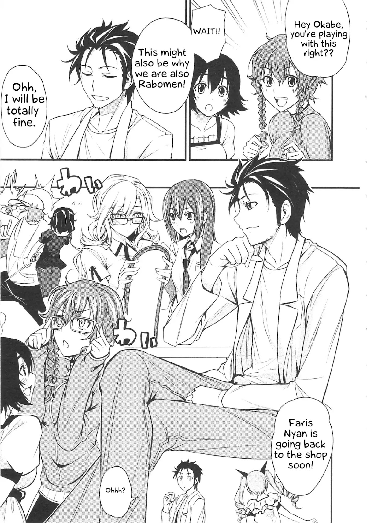 Steins;Gate - Hiyoku Renri + Nyan² Crisis ☆ chapter 1 page 25