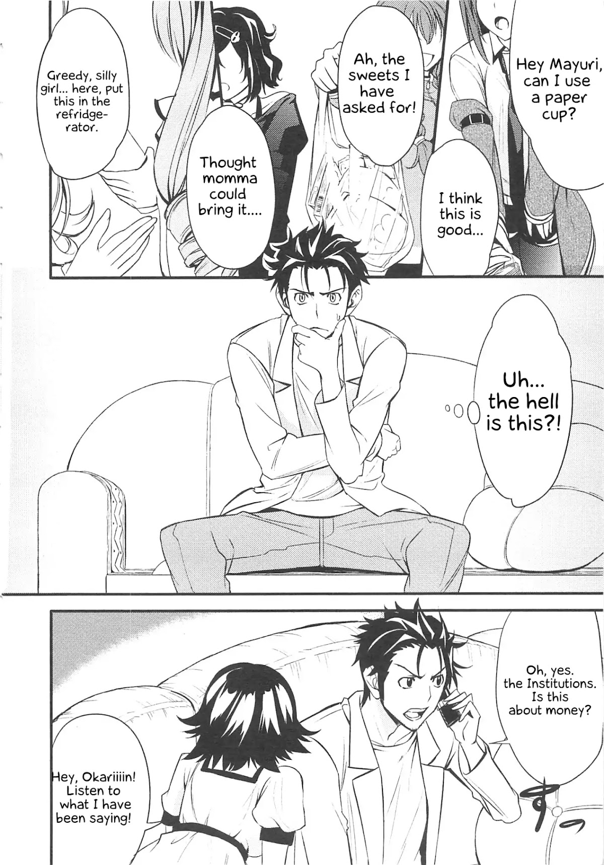 Steins;Gate - Hiyoku Renri + Nyan² Crisis ☆ chapter 1 page 6