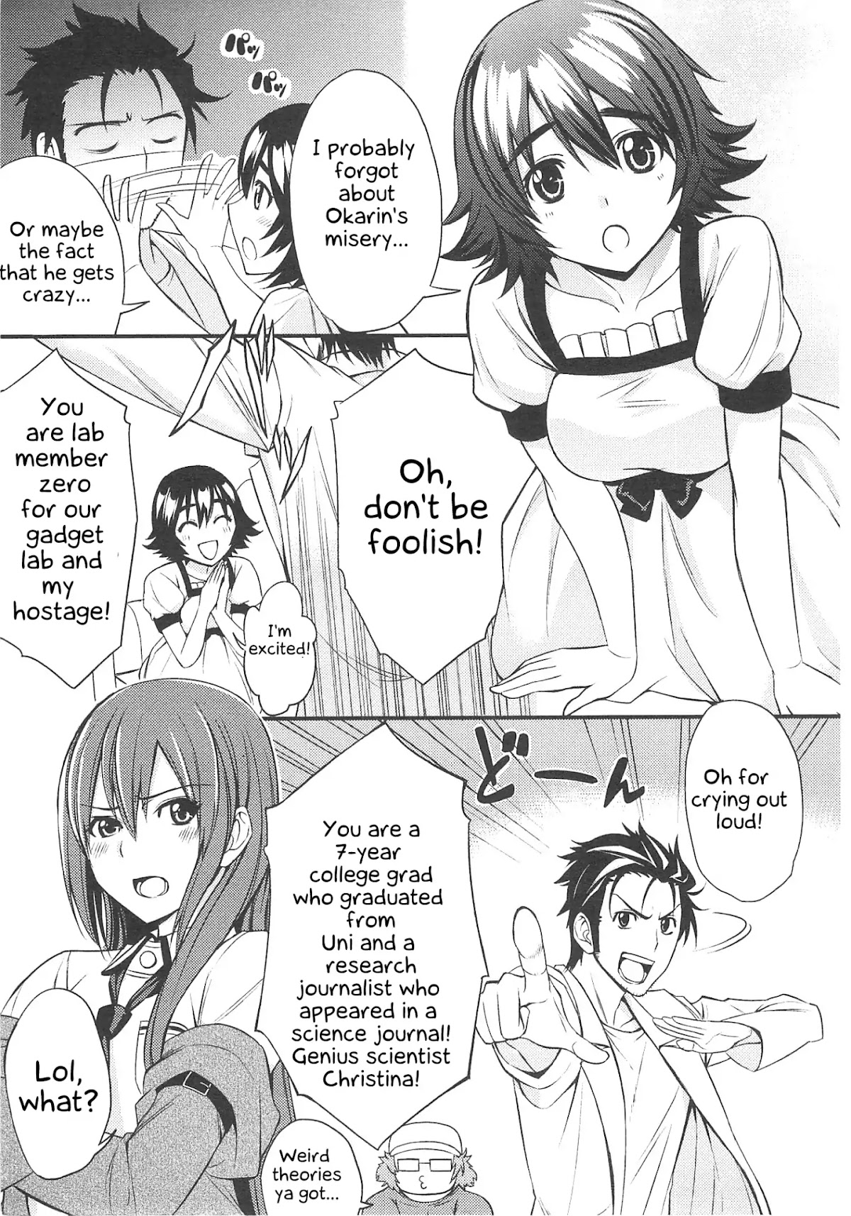 Steins;Gate - Hiyoku Renri + Nyan² Crisis ☆ chapter 1 page 7
