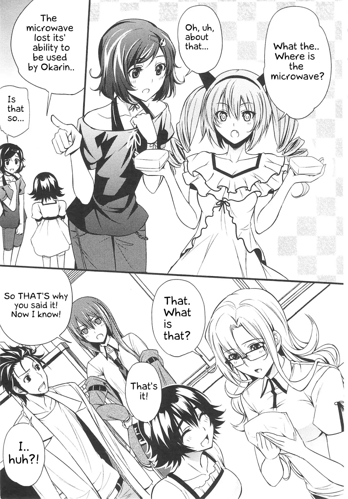 Steins;Gate - Hiyoku Renri + Nyan² Crisis ☆ chapter 1 page 9