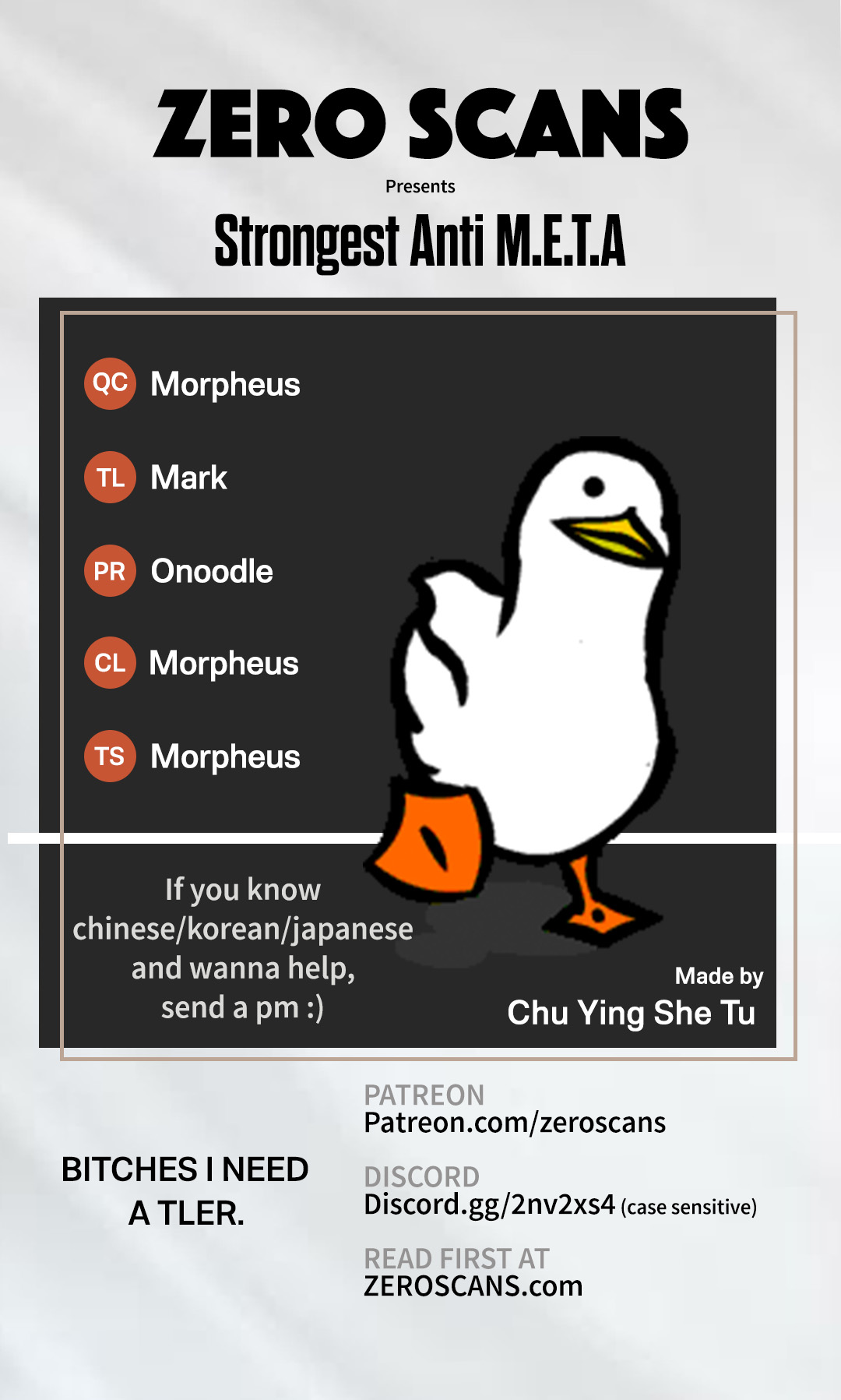 Strongest Anti M.E.T.A chapter 12 page 1