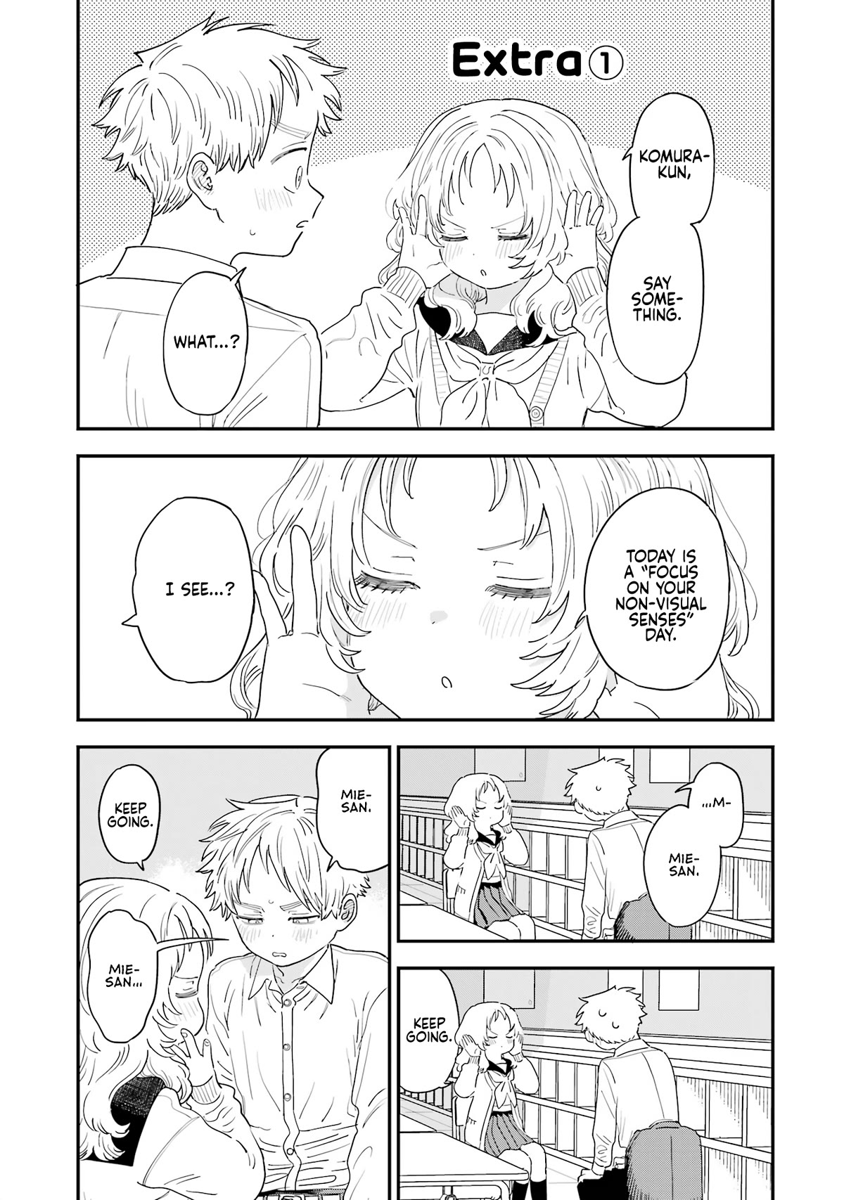 Sukinako ga Megane wo Wasureta chapter 87.5 page 1