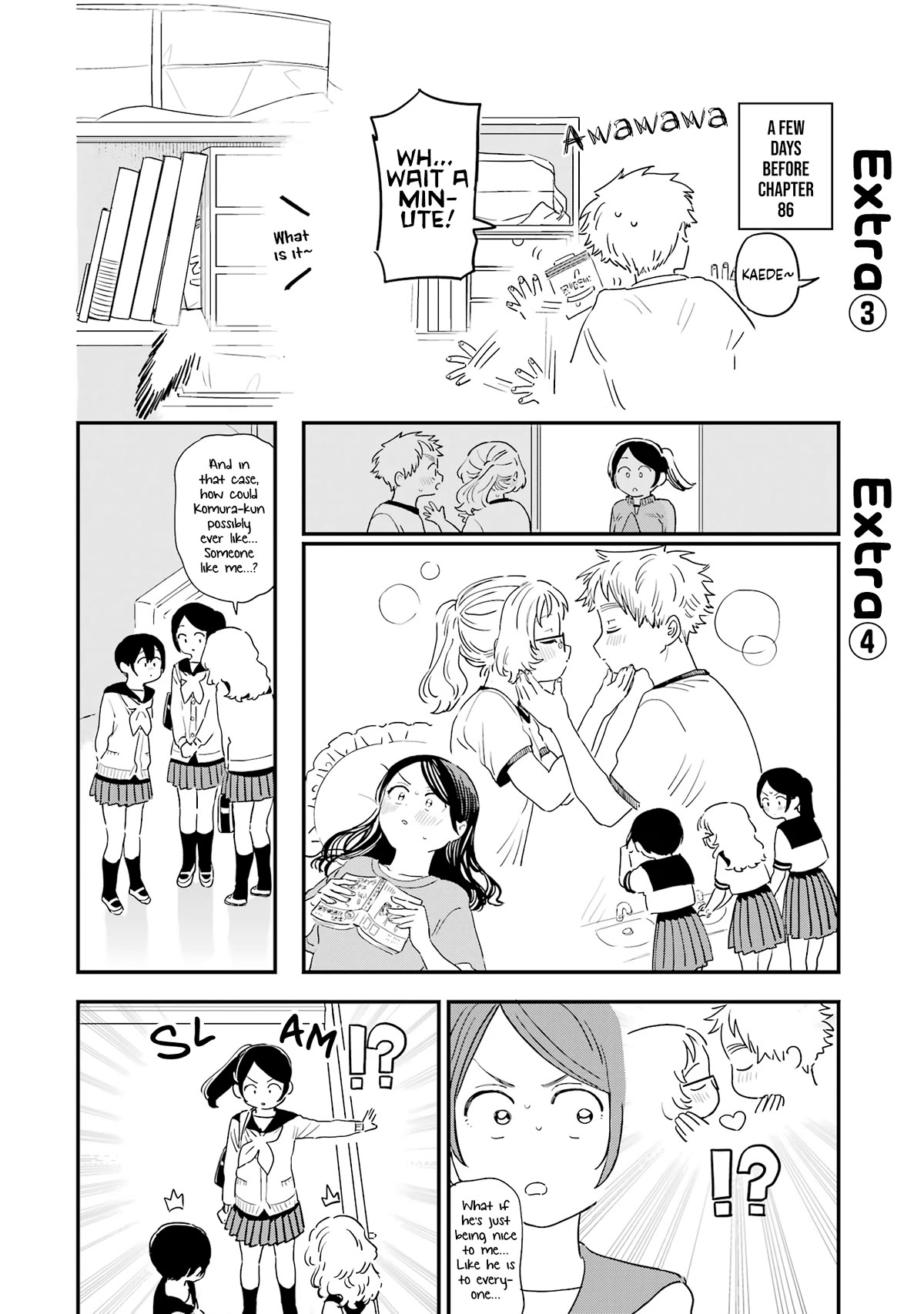 Sukinako ga Megane wo Wasureta chapter 87.5 page 4