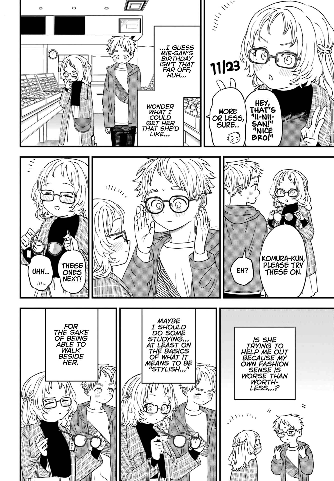 Sukinako ga Megane wo Wasureta chapter 91 page 6