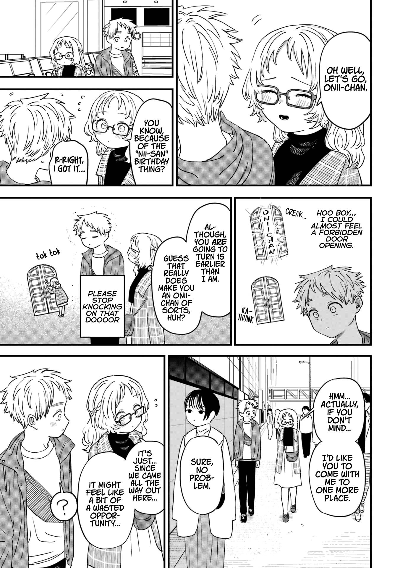 Sukinako ga Megane wo Wasureta chapter 91 page 7