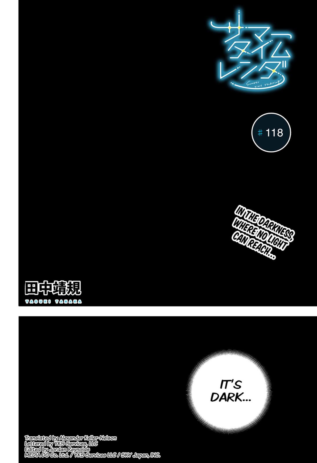 Summer Time Render chapter 118 page 1