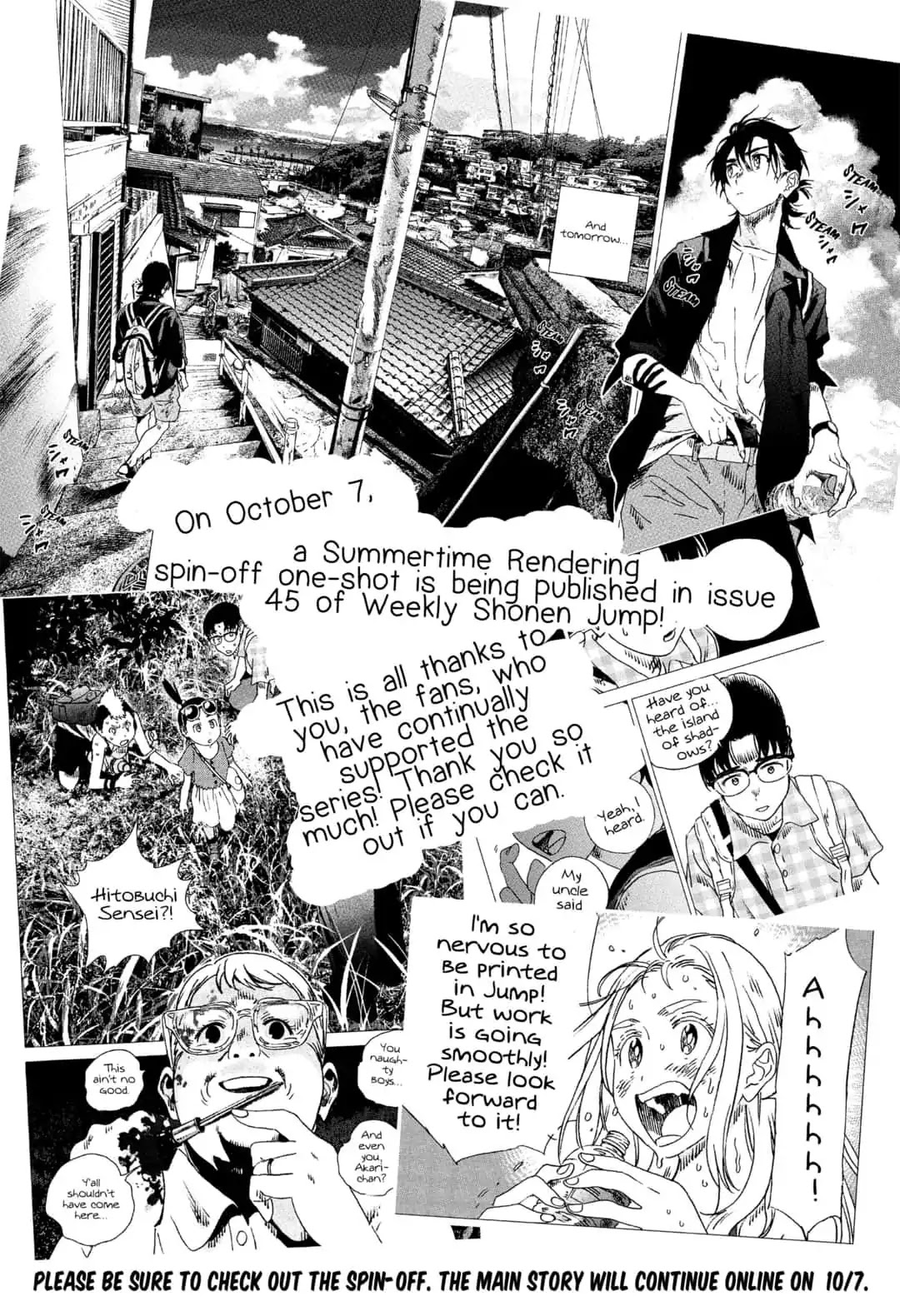 Summer Time Render chapter 86.5 page 1