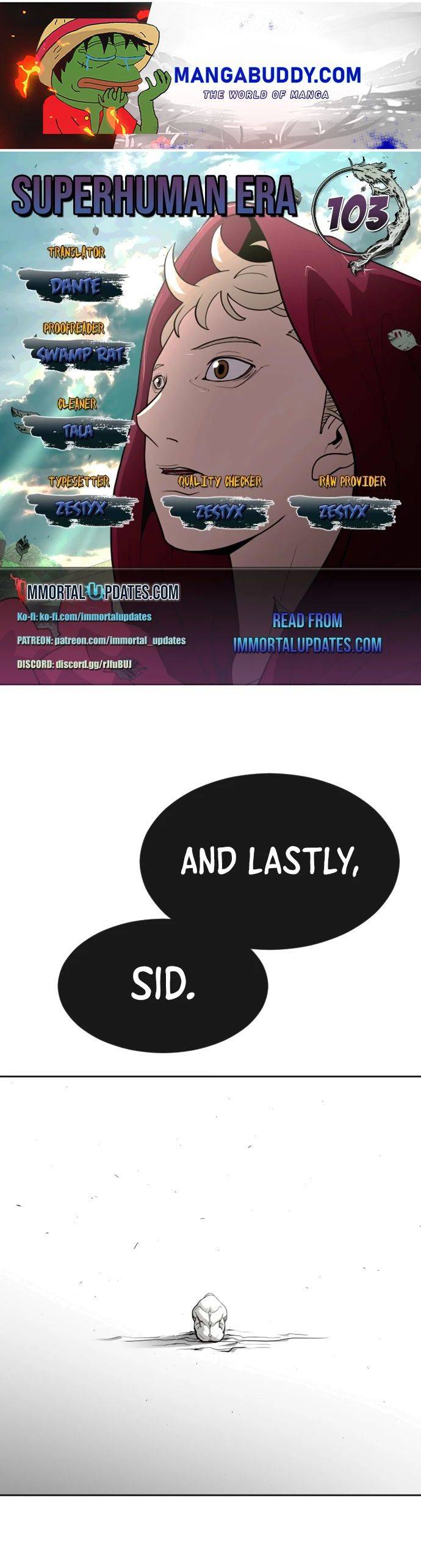 Superhuman Era chapter 103 page 1