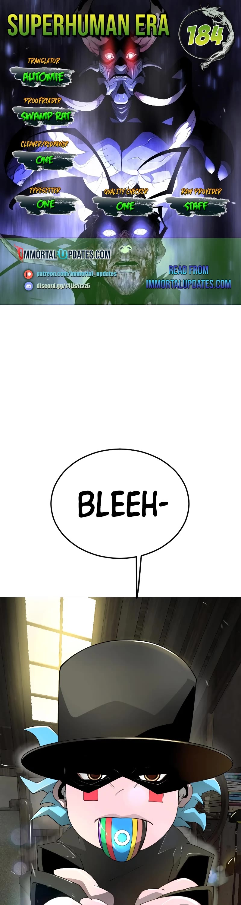 Superhuman Era chapter 184 page 1