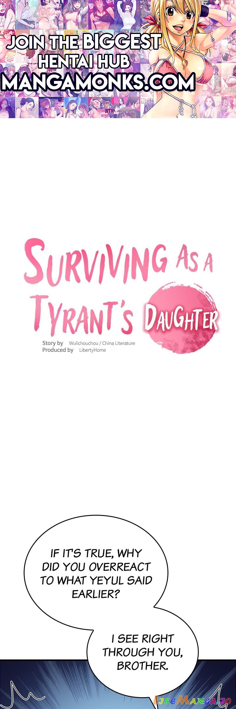 Survival Methods of the Cannon Fodder Daughter chapter 77 page 1