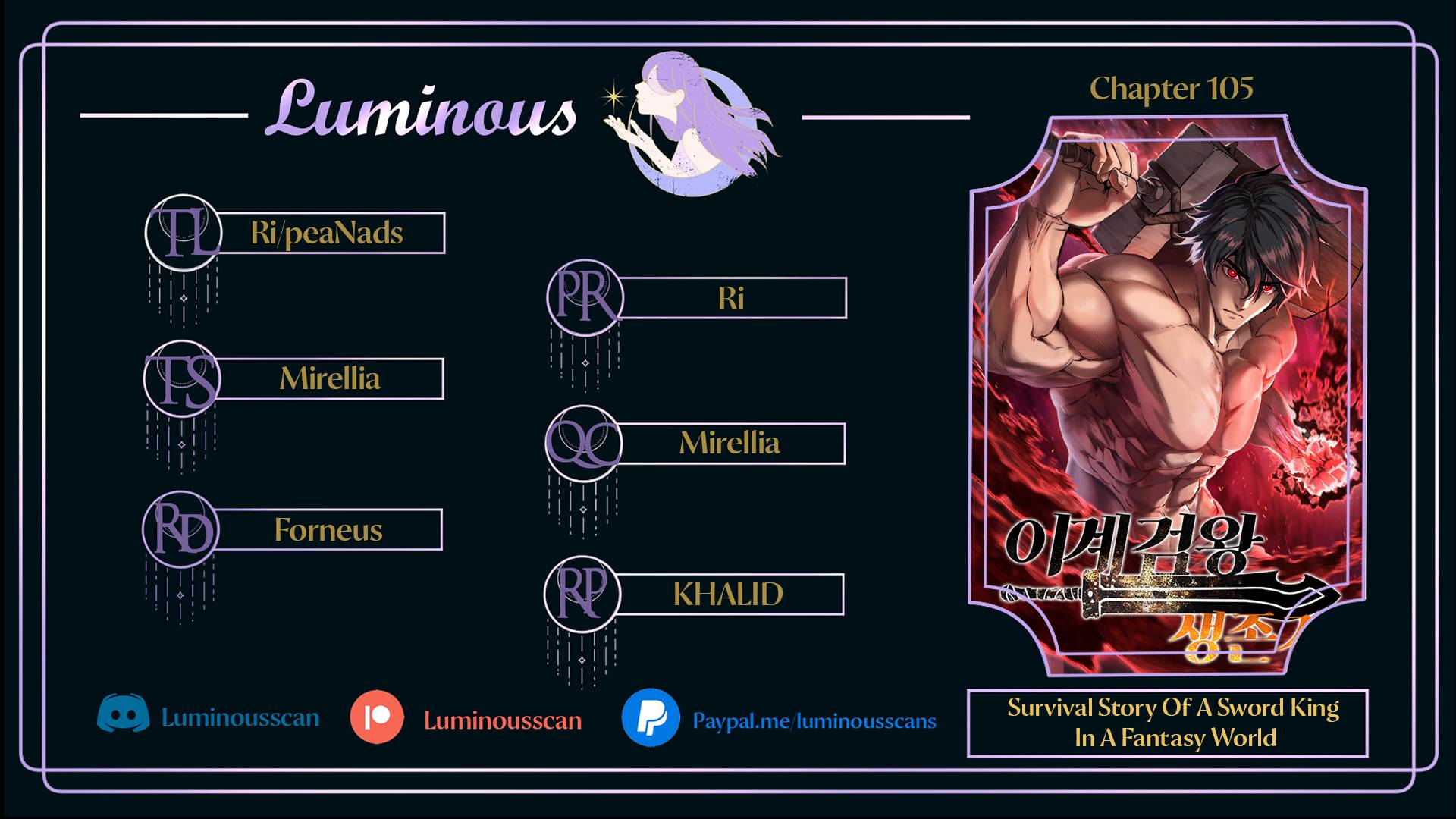 Survival Story of a Sword King in a Fantasy World chapter 105 page 1