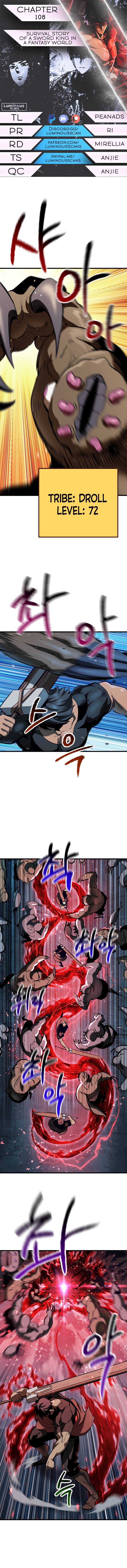 Survival Story of a Sword King in a Fantasy World chapter 108 page 1