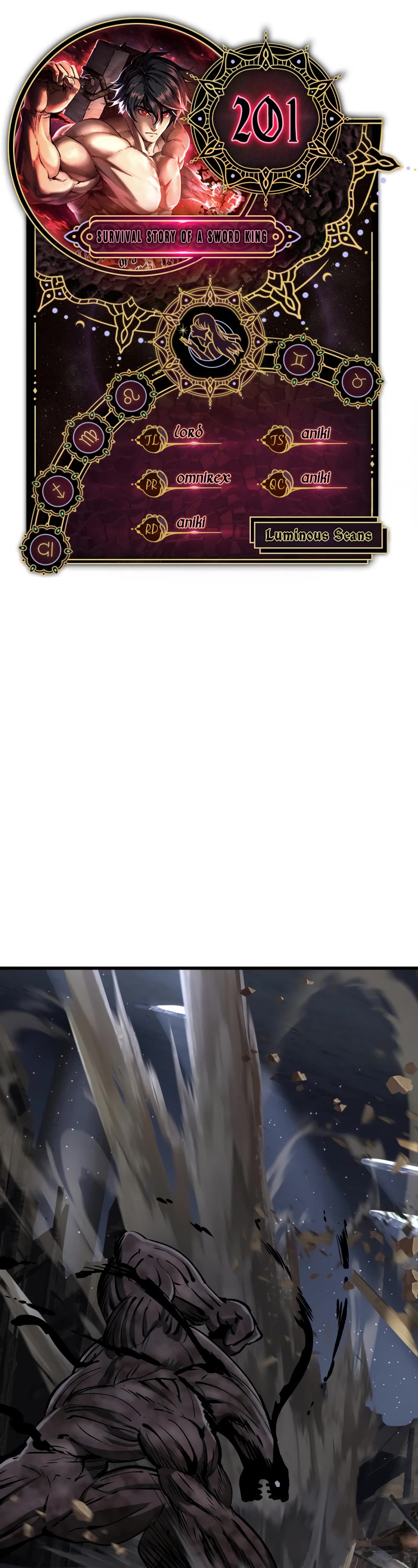 Survival Story of a Sword King in a Fantasy World chapter 201 page 1