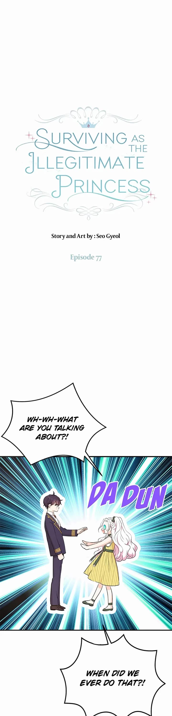 Surviving as an Illegitimate Princess chapter 77 page 1