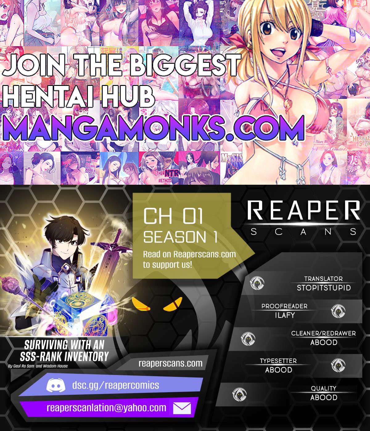 Surviving With an SSS-Rank Inventory chapter 1 page 1