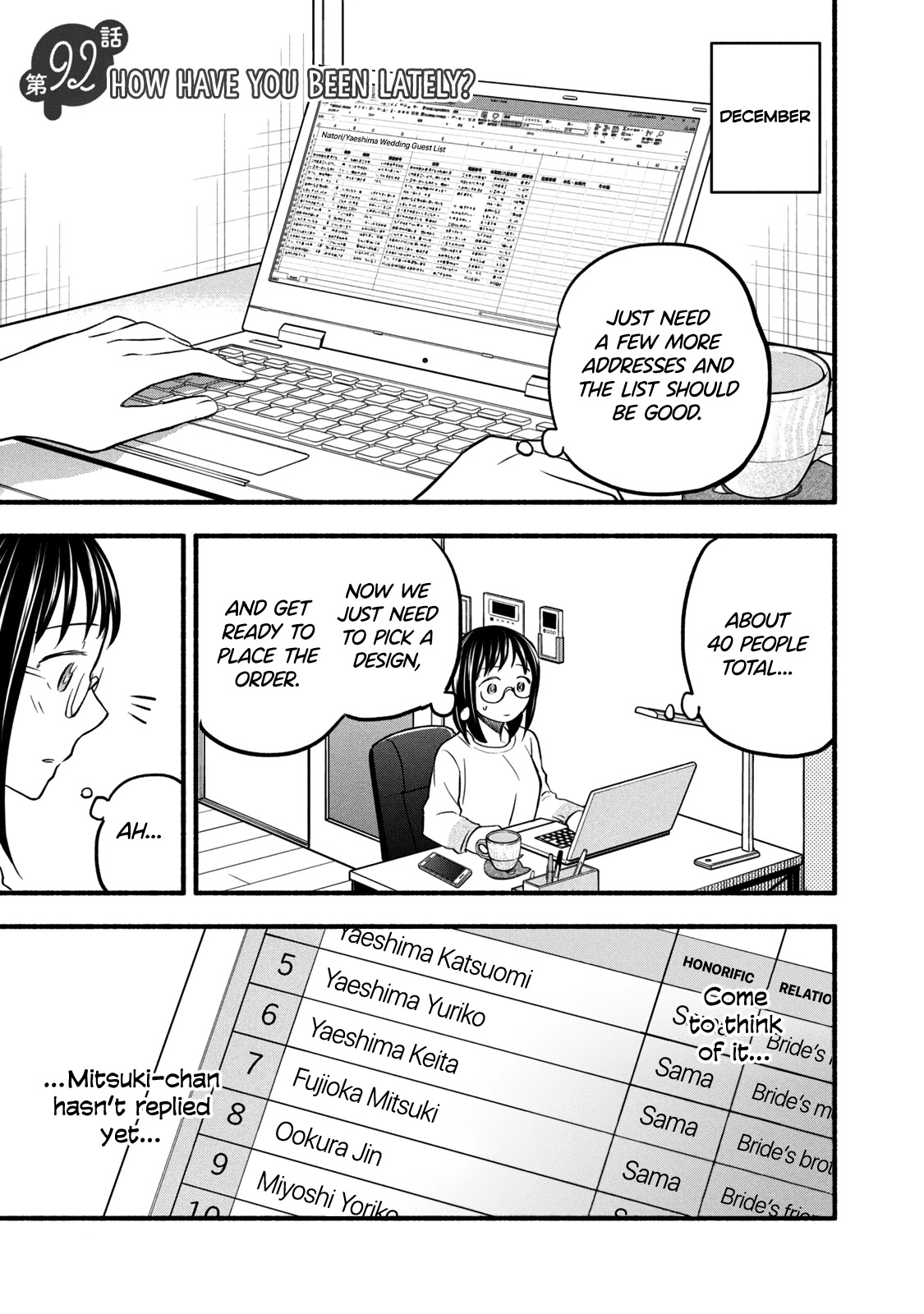 Sweat and Soap chapter 92 page 1