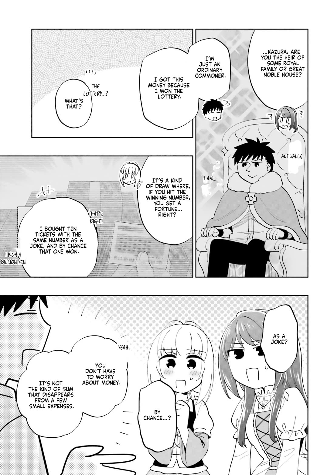 Takarakuji de 40-oku Atattandakedo Isekai ni Ijuu Suru chapter 90 page 13